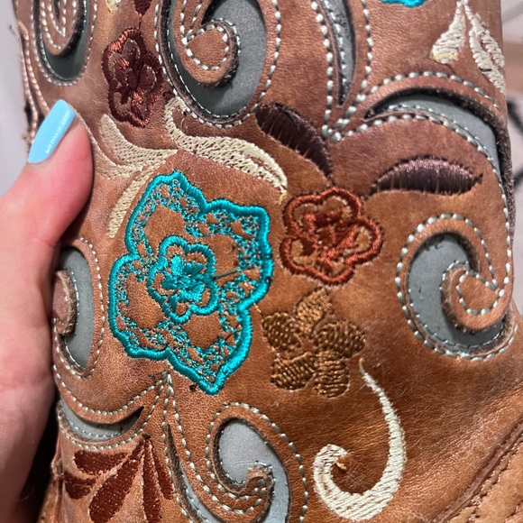 *NEW* Corral Australia Brown Embroidered Cowboy Boots - Picture 9 of 15